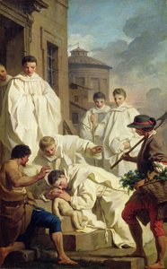 Étude pour Saint Benoît ressuscitant un enfant